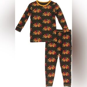 Kickee Pants Kids thanksgiving fall pajamas